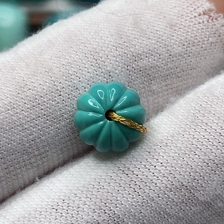 绿松石未镶嵌天然原矿 地大质检