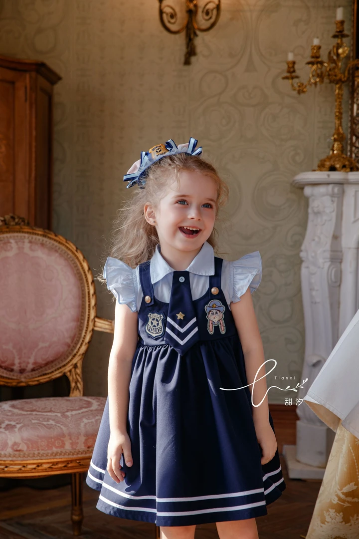 【现货】甜汐童装2025夏季新款韩版公主连衣裙 252-TX-86151