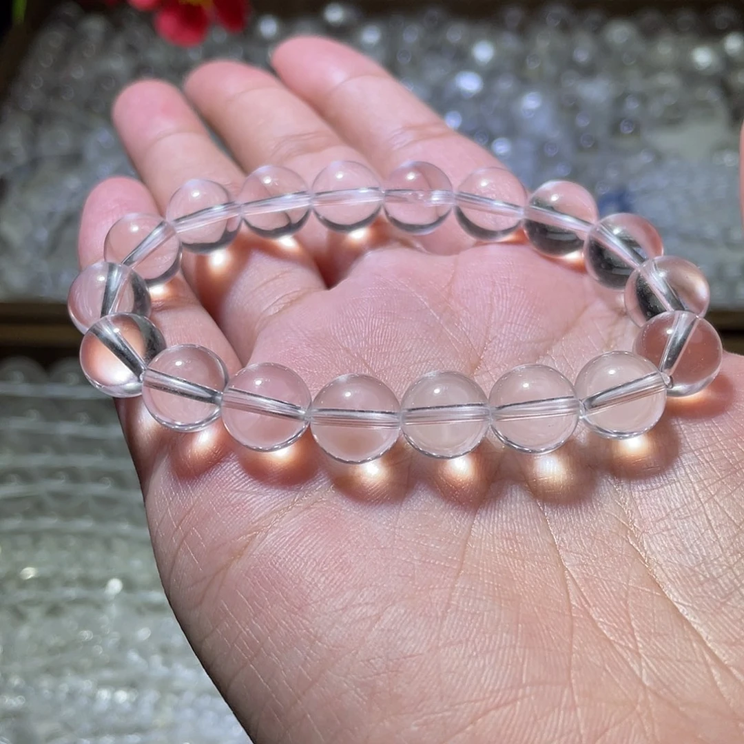 未镶嵌手串水晶白水晶10m单圈福利