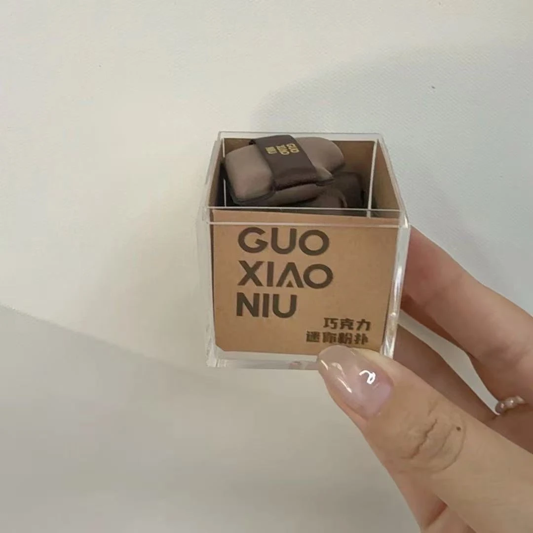 巧克力拇指迷你粉扑