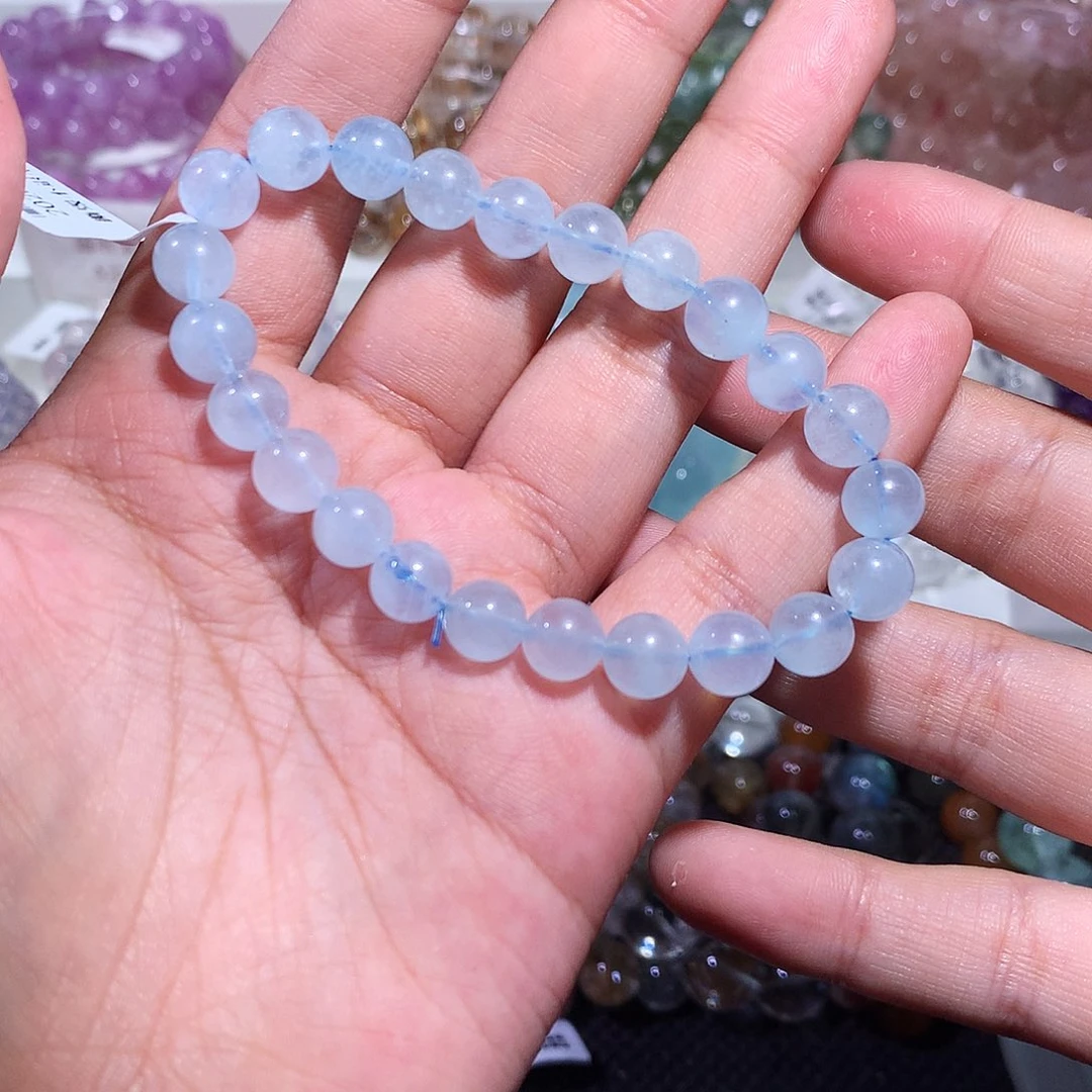 未镶嵌手链水晶蓝天白云海蓝宝8