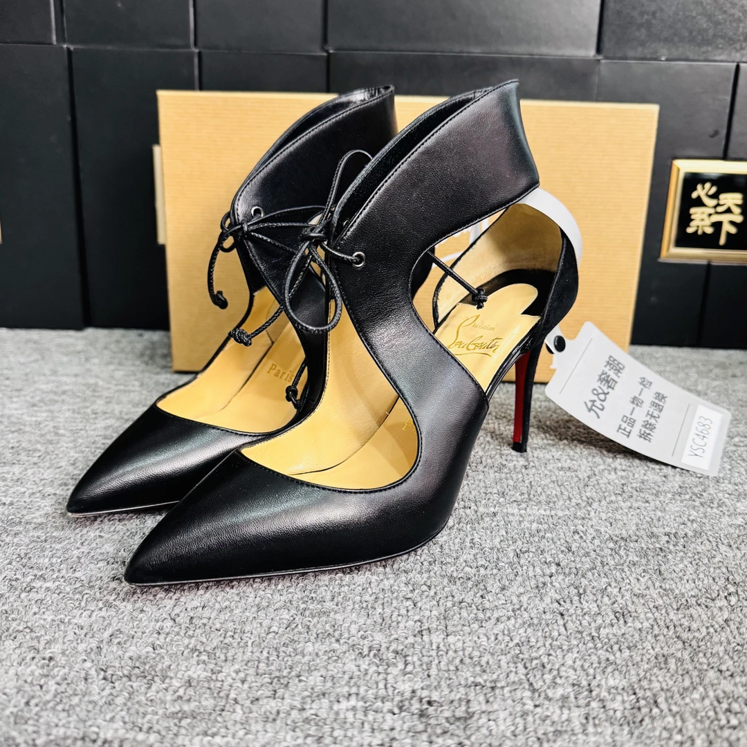 95新 Christian Louboutin/克里斯提·鲁布托 红底鞋35.5码ysc4683