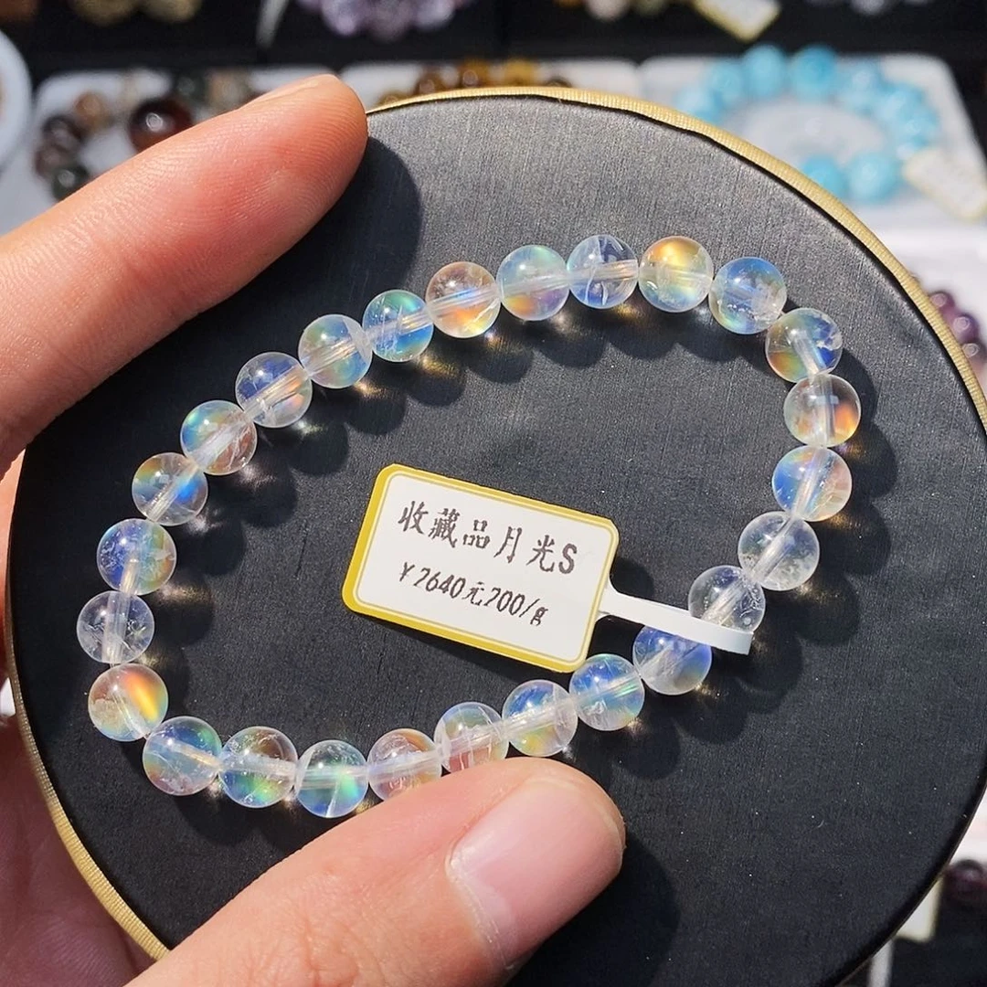 手链未镶嵌月光石手串7.2