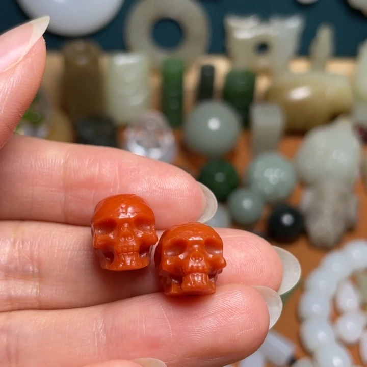 小***菜南红玛瑙未镶嵌颈饰