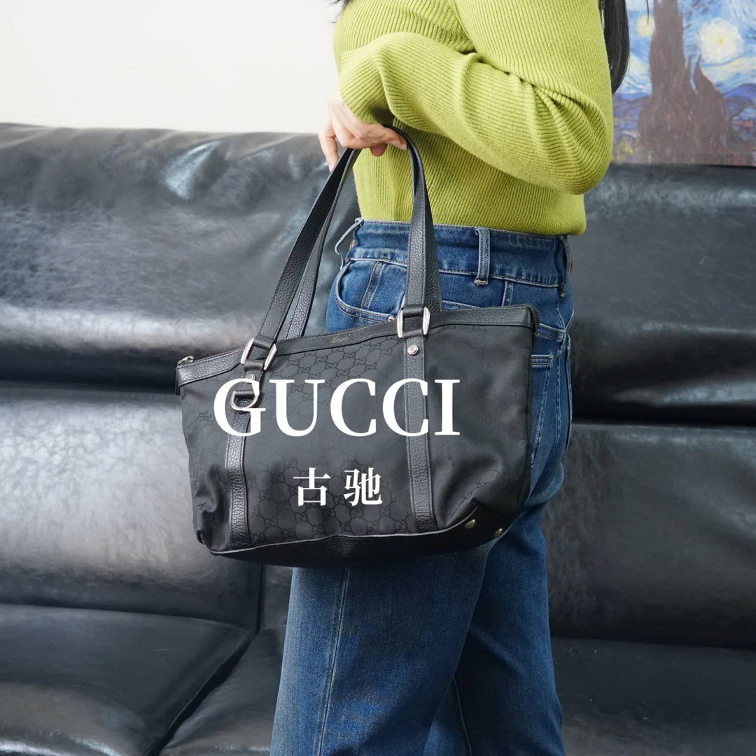 95新 GUCCI/古驰 黑色老花单肩包/BB12625046/5046