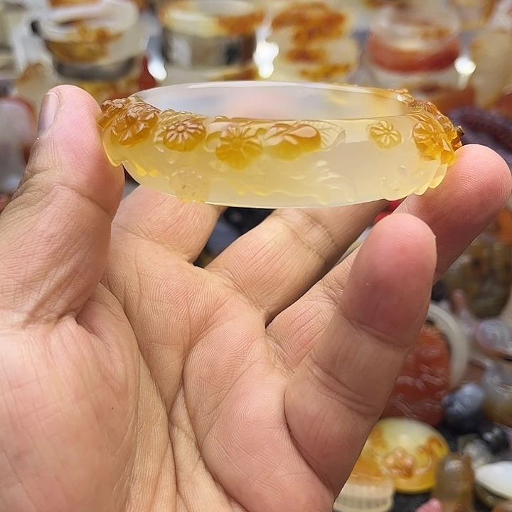 玛瑙/玉髓未镶嵌手镯