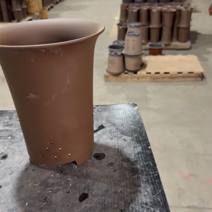 紫砂紫砂花盆破损补发高度25口径20单只