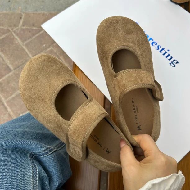 厚底内增高勃肯鞋女玛丽珍晚晚鞋2025新款春季单鞋丑萌勃肯鞋厚底