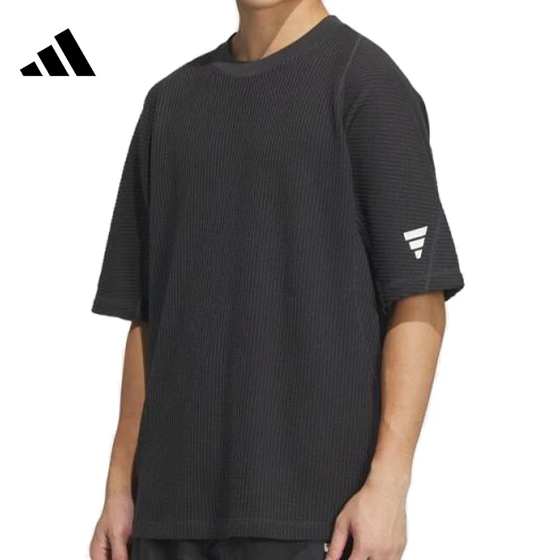 adidas阿迪达斯男子FUSTL TEE SS 2针织无领短T恤KB4610