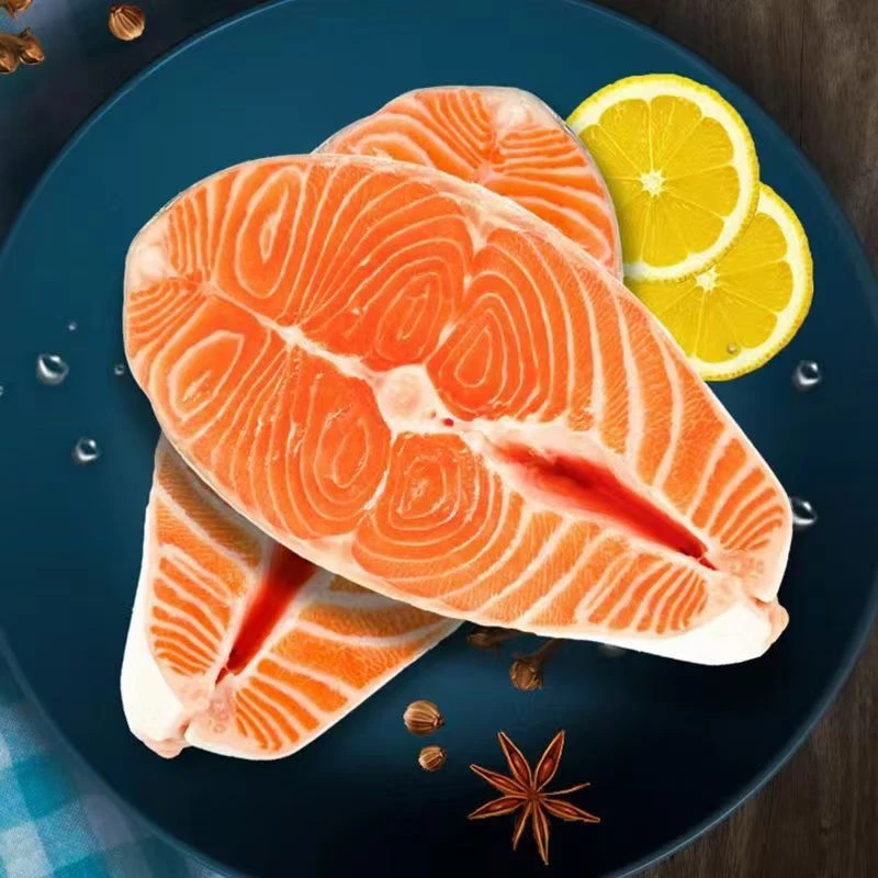 甜蜜海岸sweet coast【匡匡家】轮切三文鱼纯中段厚切无冰香煎*2斤