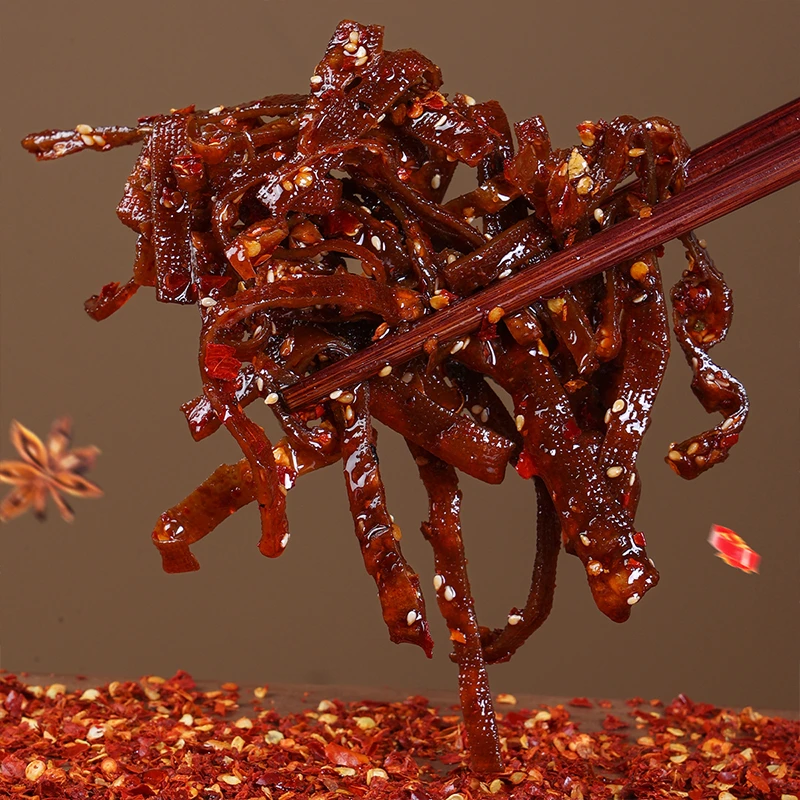 老长沙灯影豆腐丝麻辣爆辣千张豆干辣条香辣豆丝追剧解馋下酒零食