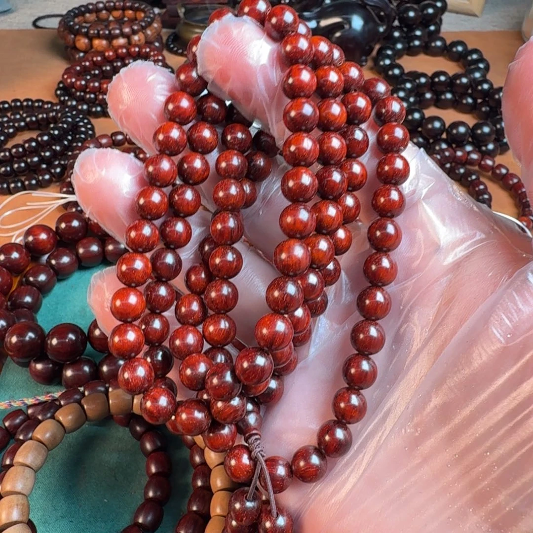 小叶紫檀手串/手链发***头0.8*108