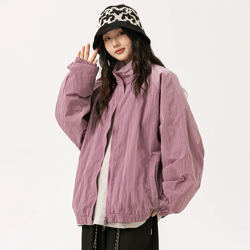 淮木HUAIMU户外机能简约立领原纱防晒衣方紫外线轻薄速干长袖外套