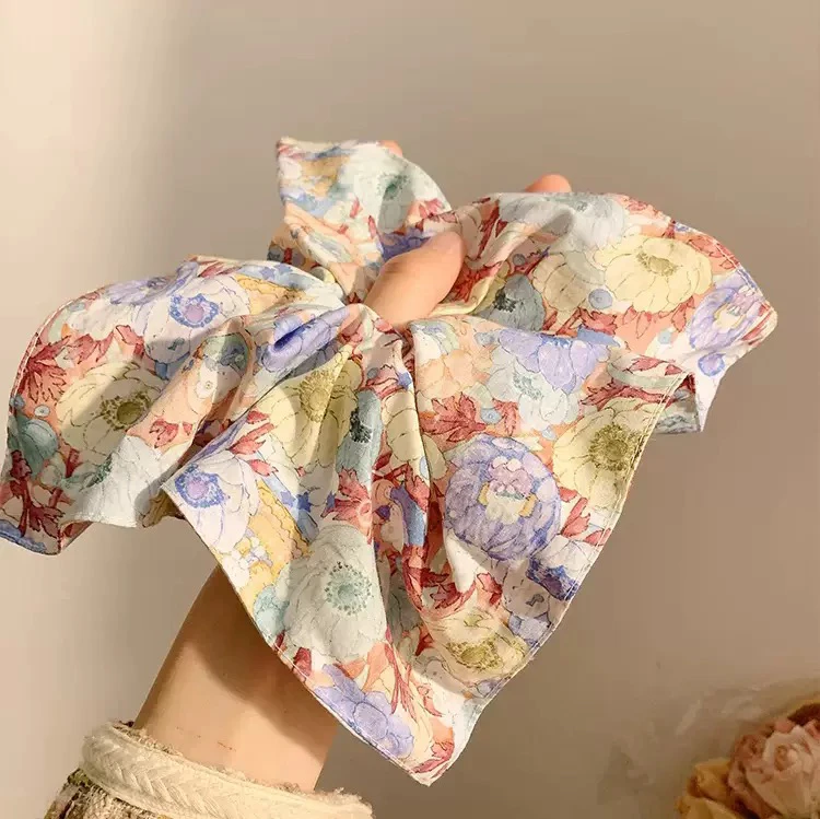 【重工发圈方巾混拆代拆】手作方巾重工发圈