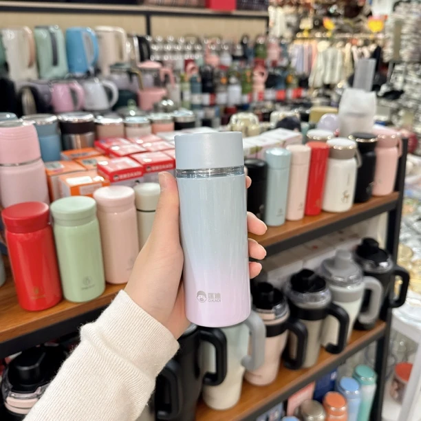 匡迪保温杯女水杯新款316L钢伴手礼男女简约小巧便携女士口袋杯