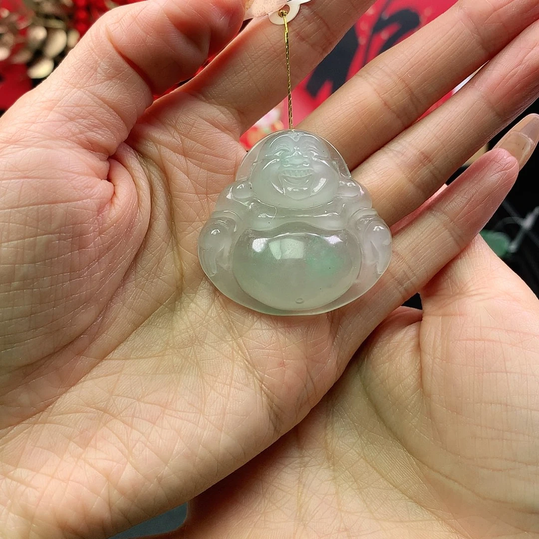 石英质玉佛公未镶嵌