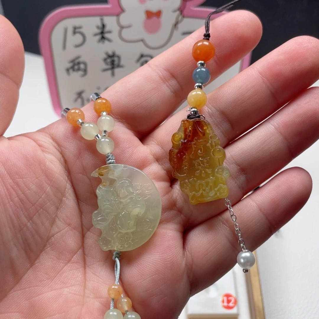 未镶嵌蛇纹石玉颈饰