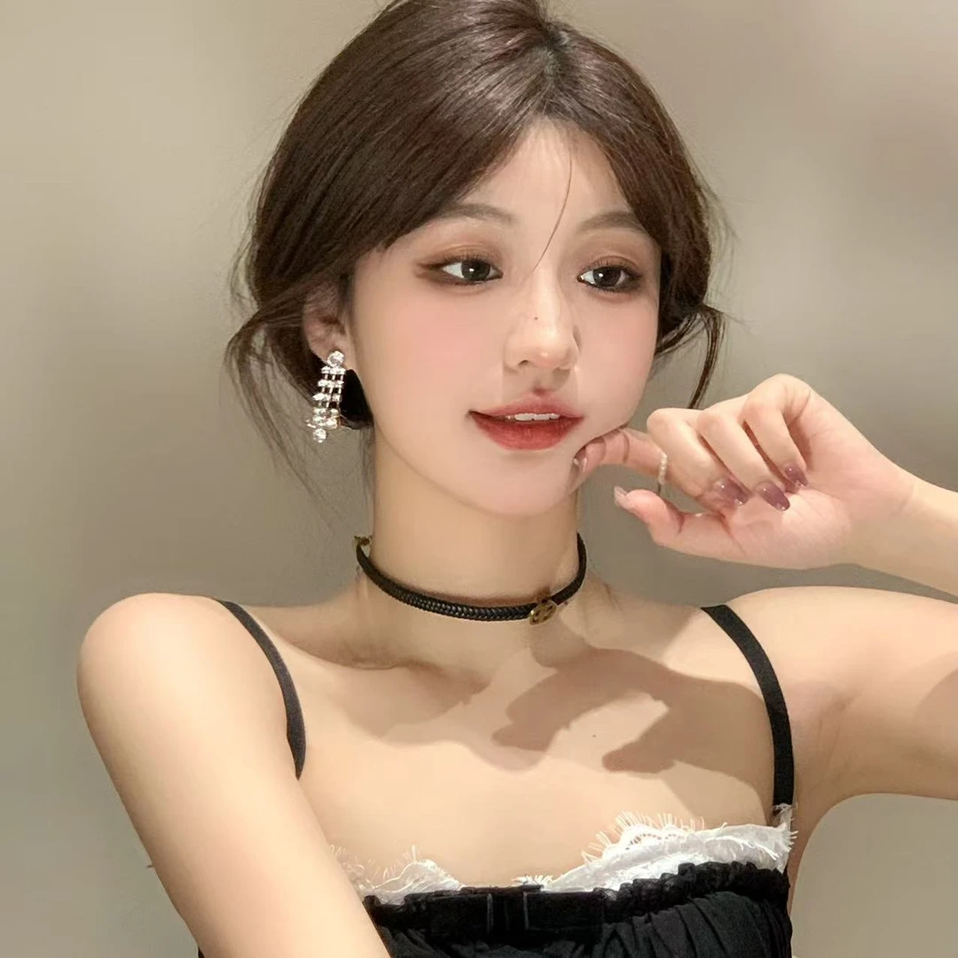 FULL GIRLISH耳环02651设计感流苏耳钉耳饰