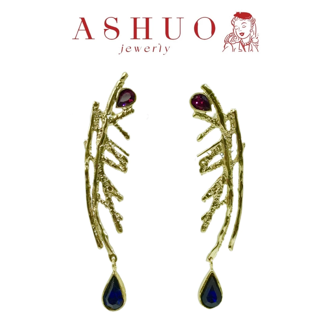 铜合金耳饰 阿烁中古 Kalliope  as11307