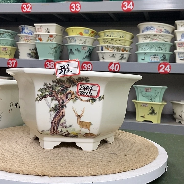 紫砂紫砂花盆2325