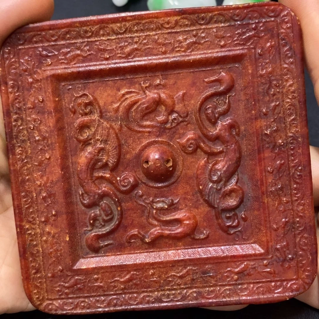 白玉菩提吊坠摆件