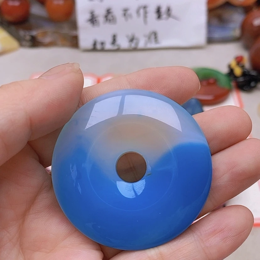 【闪购商品】未镶嵌玛瑙/玉髓珠宝半成品心***.