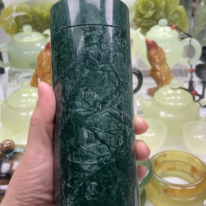 蛇纹石玉壶未镶嵌
