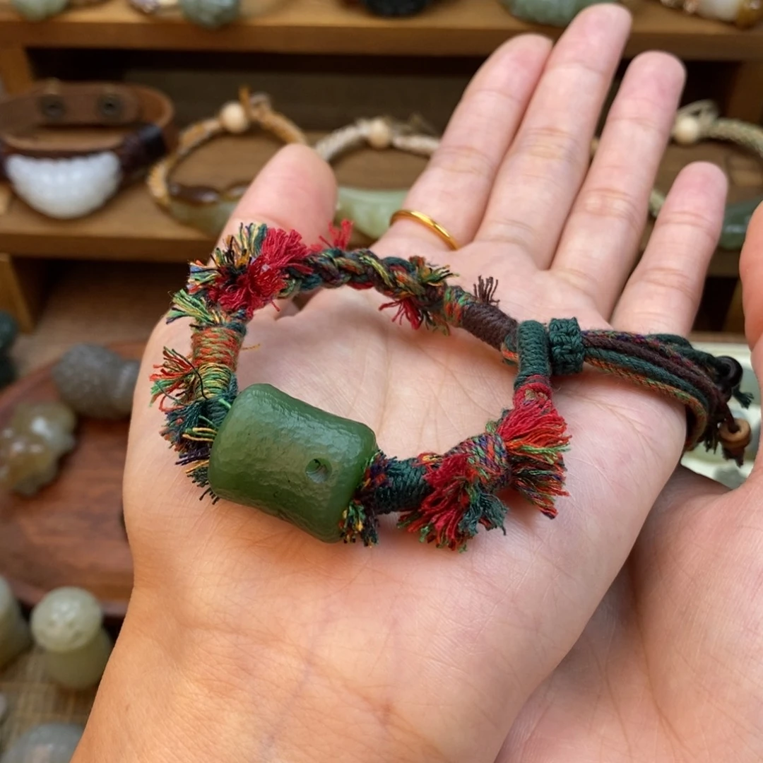 G***e和田玉（碧玉）未镶嵌颈饰