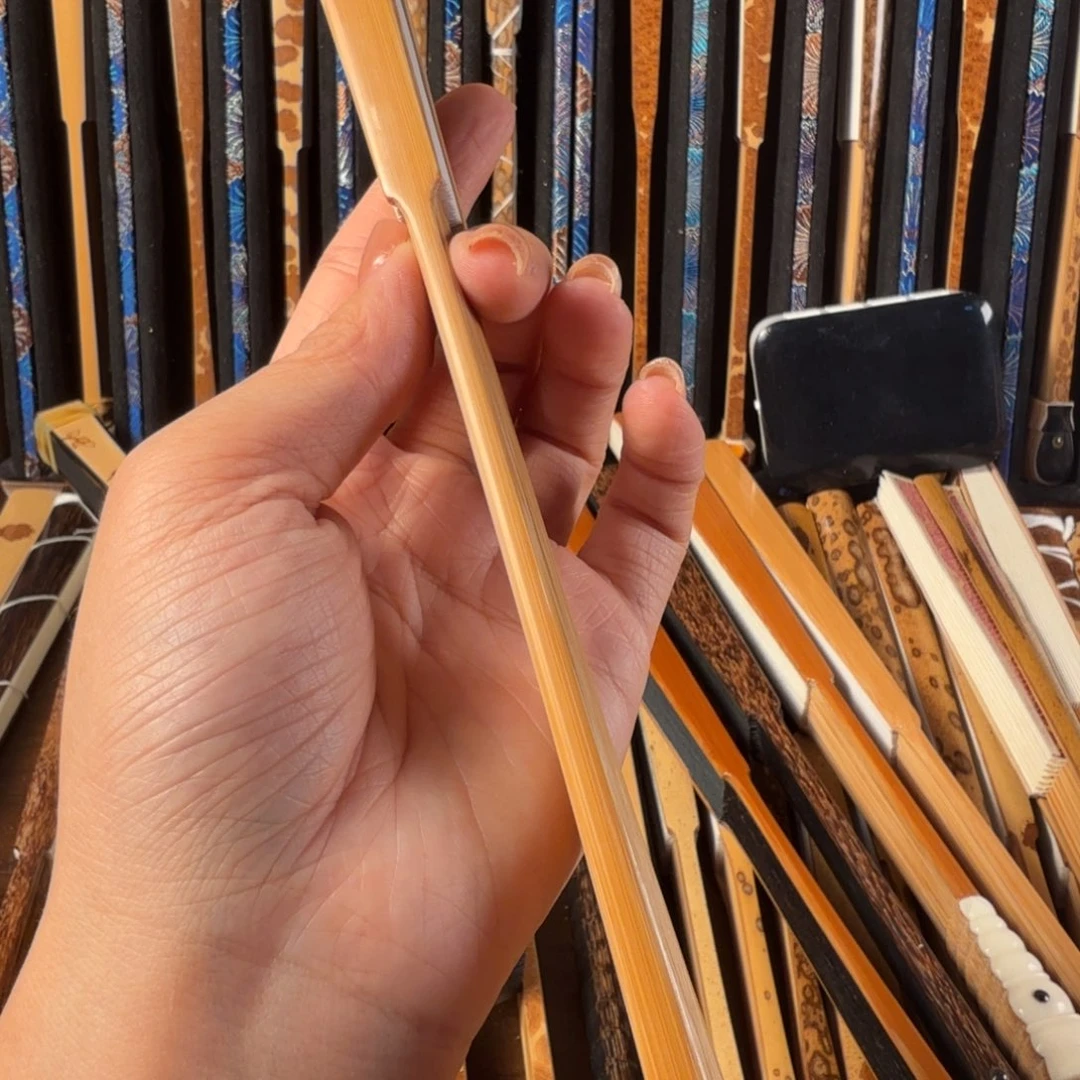 扇子陈****儿兵哥扇艺斑竹折扇