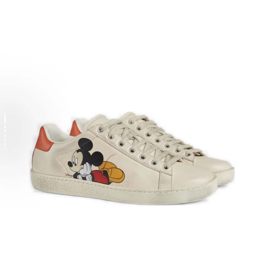 全新未使用 GUCCI/古驰 全新未使用古驰Gucci 联名款米奇板鞋