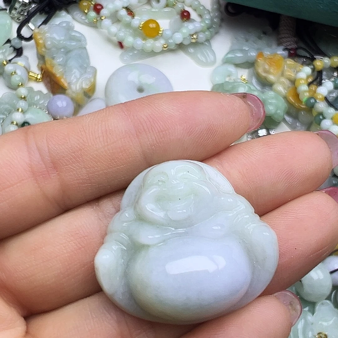 翡翠未镶嵌颈饰吊坠