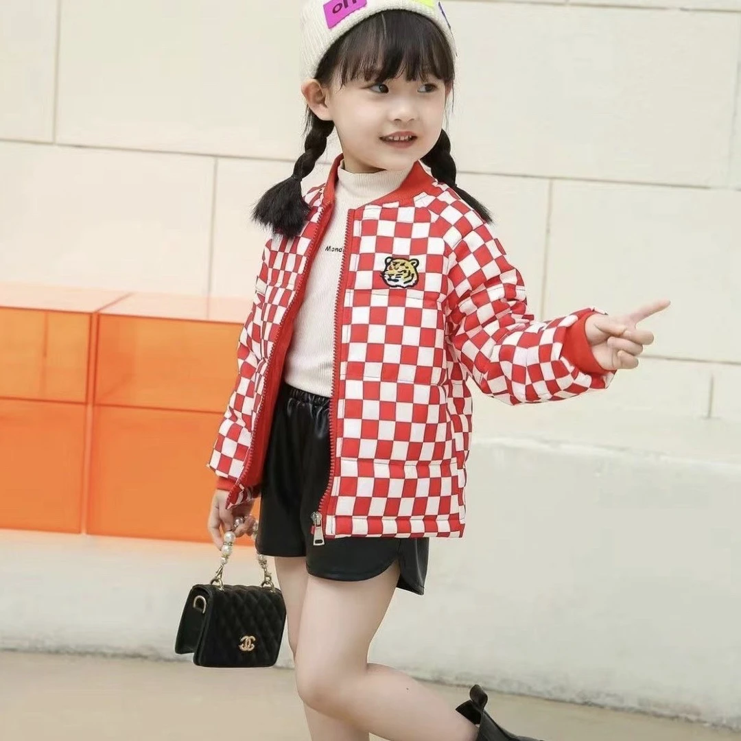 儿童冬装外套新款洋气宝宝棉服小童棉衣冬季