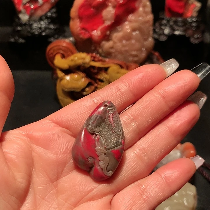 昌化石伤***洋大师作品漂亮