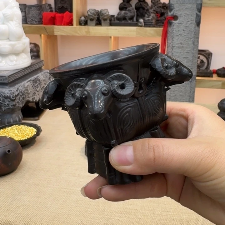 西安石晋錾石雕手工雕刻摆件