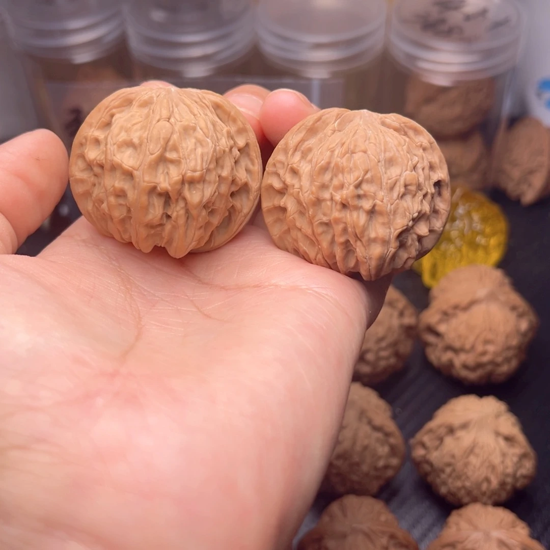 文玩核桃把件山地磨41尺