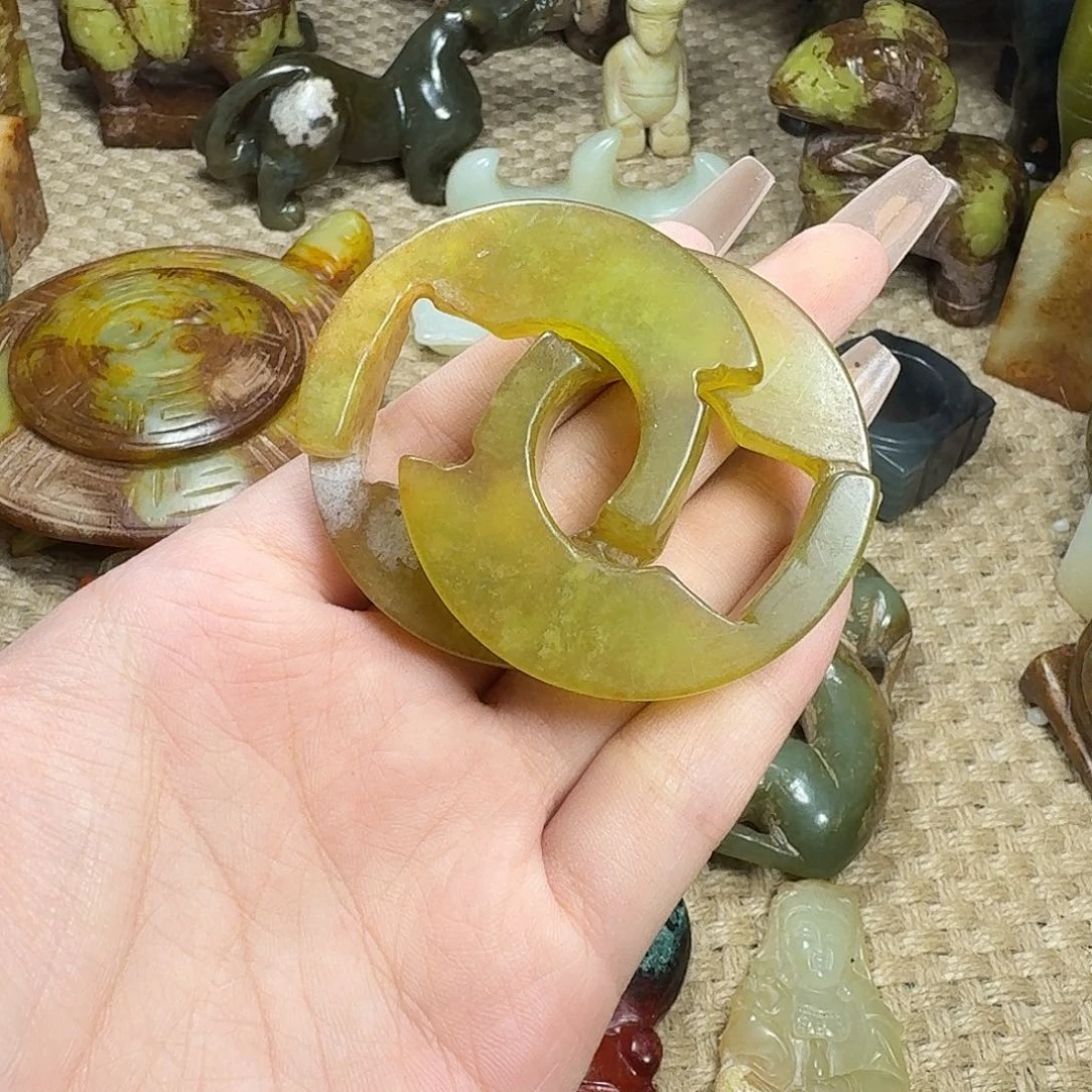 白玉菩提吊坠挂件