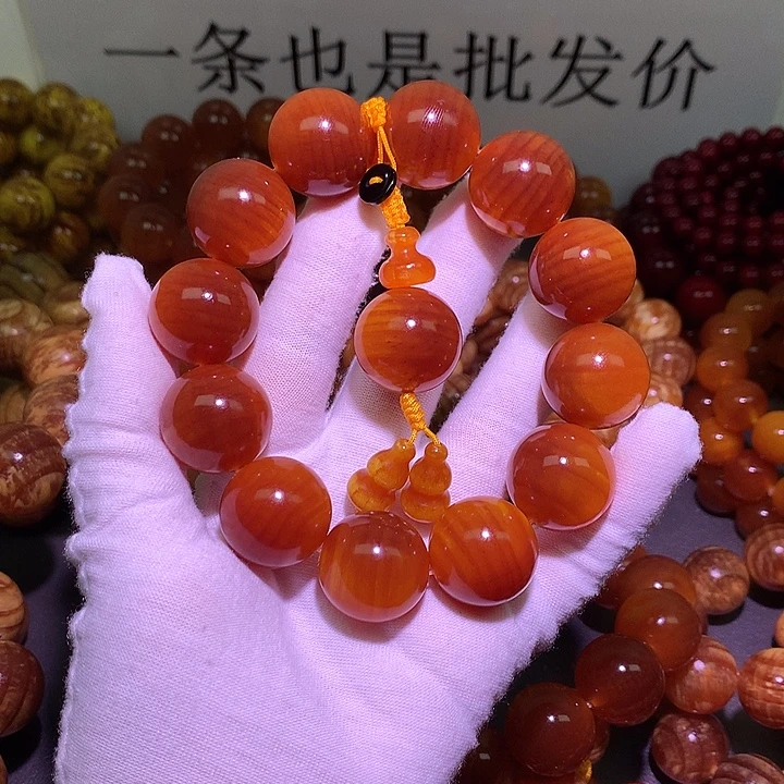 时***光松木（琥珀木）手串/手链2.1 包浆高货