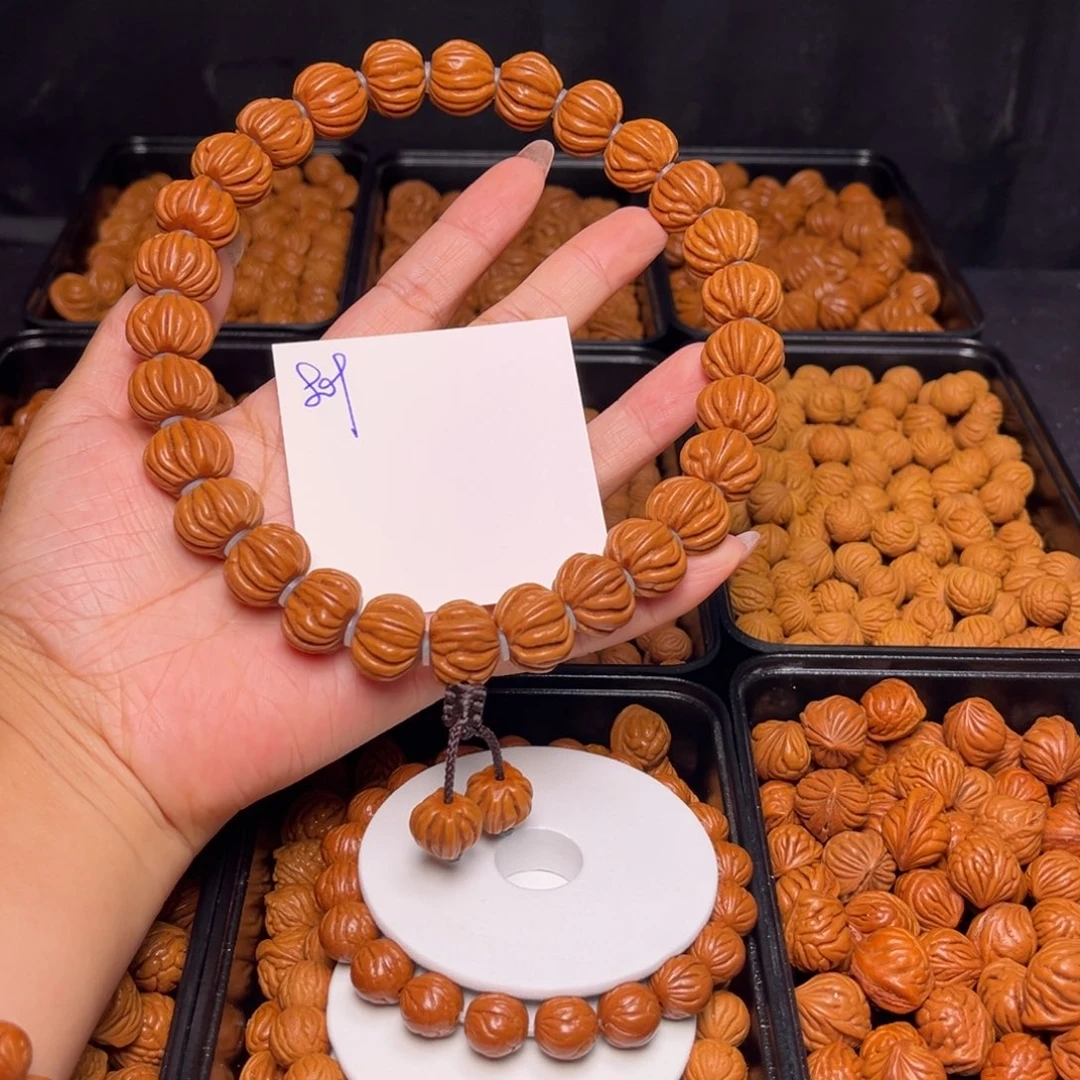 桃核手串?****桃八棱精品