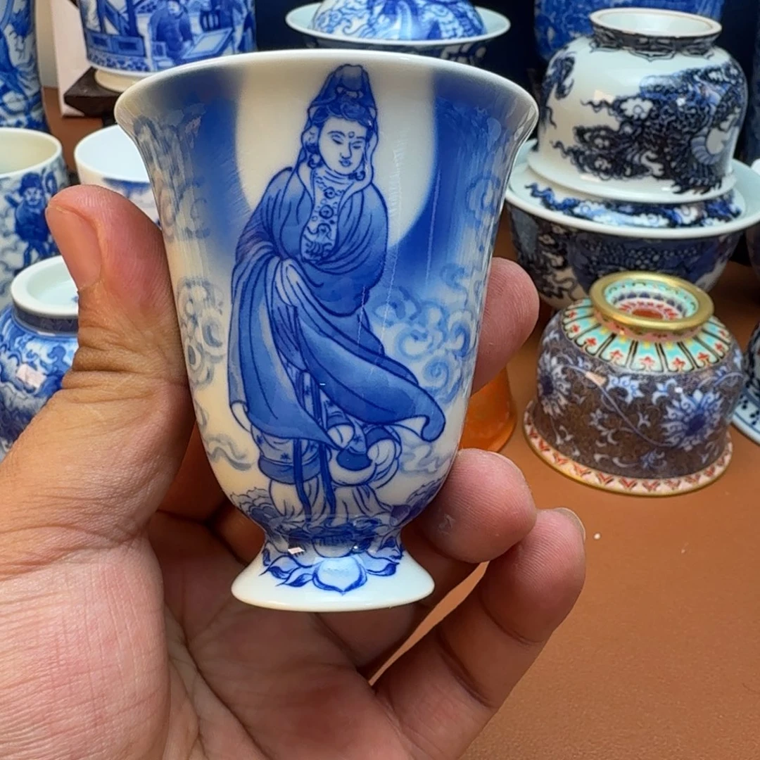 杯子景德镇全手工手绘陶瓷