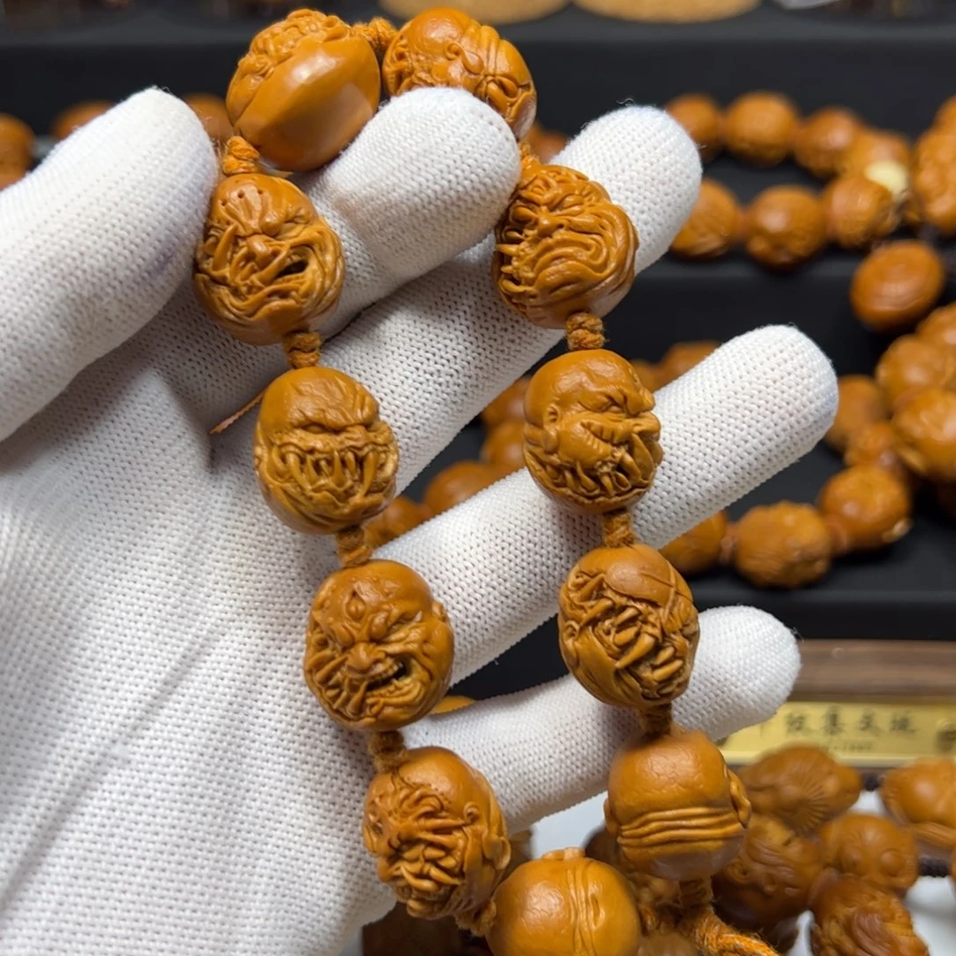 小***虎手串/手链橄榄核1.9吞噬恶僧