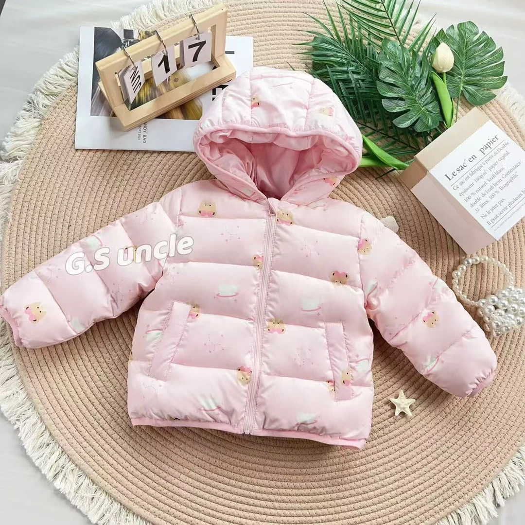 3【小吐司羽绒服】H25209儿童羽绒服2025冬季新款女童百搭羽绒服