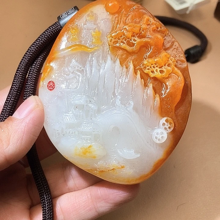 和田玉颈饰未镶嵌HX