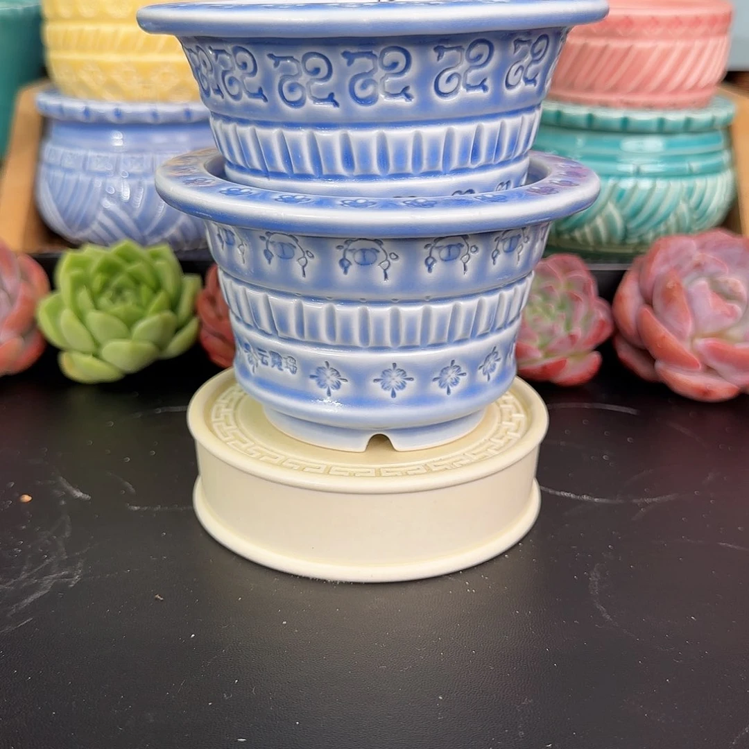 【闪购商品】1657 8口花盆2了