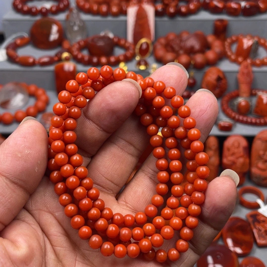 南红玛瑙未镶嵌珠宝奇石多圈5