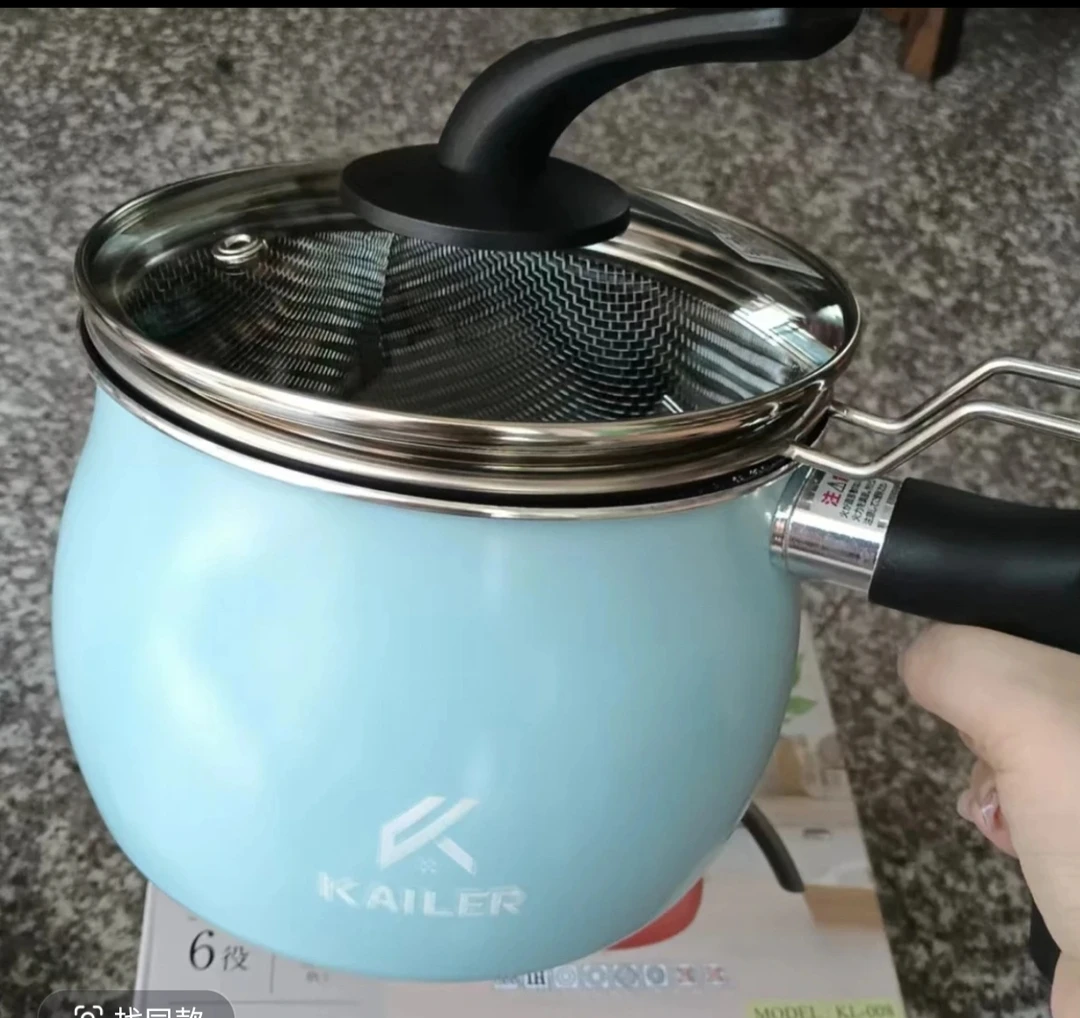 15cm口径2.5L一锅多用大金图层滤网奶锅汤锅油炸锅