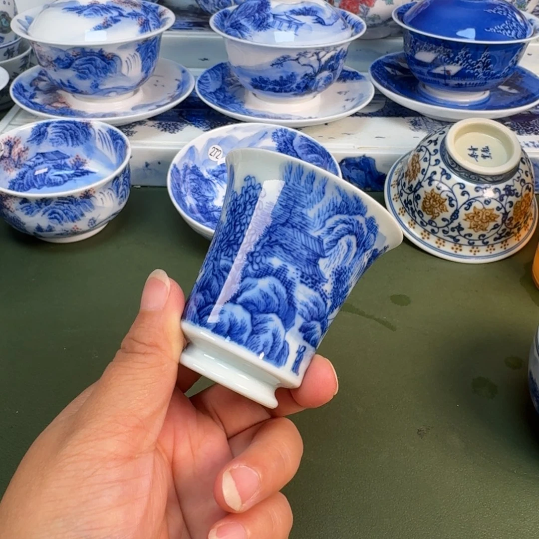 景德镇纯手绘茶具圆圆261