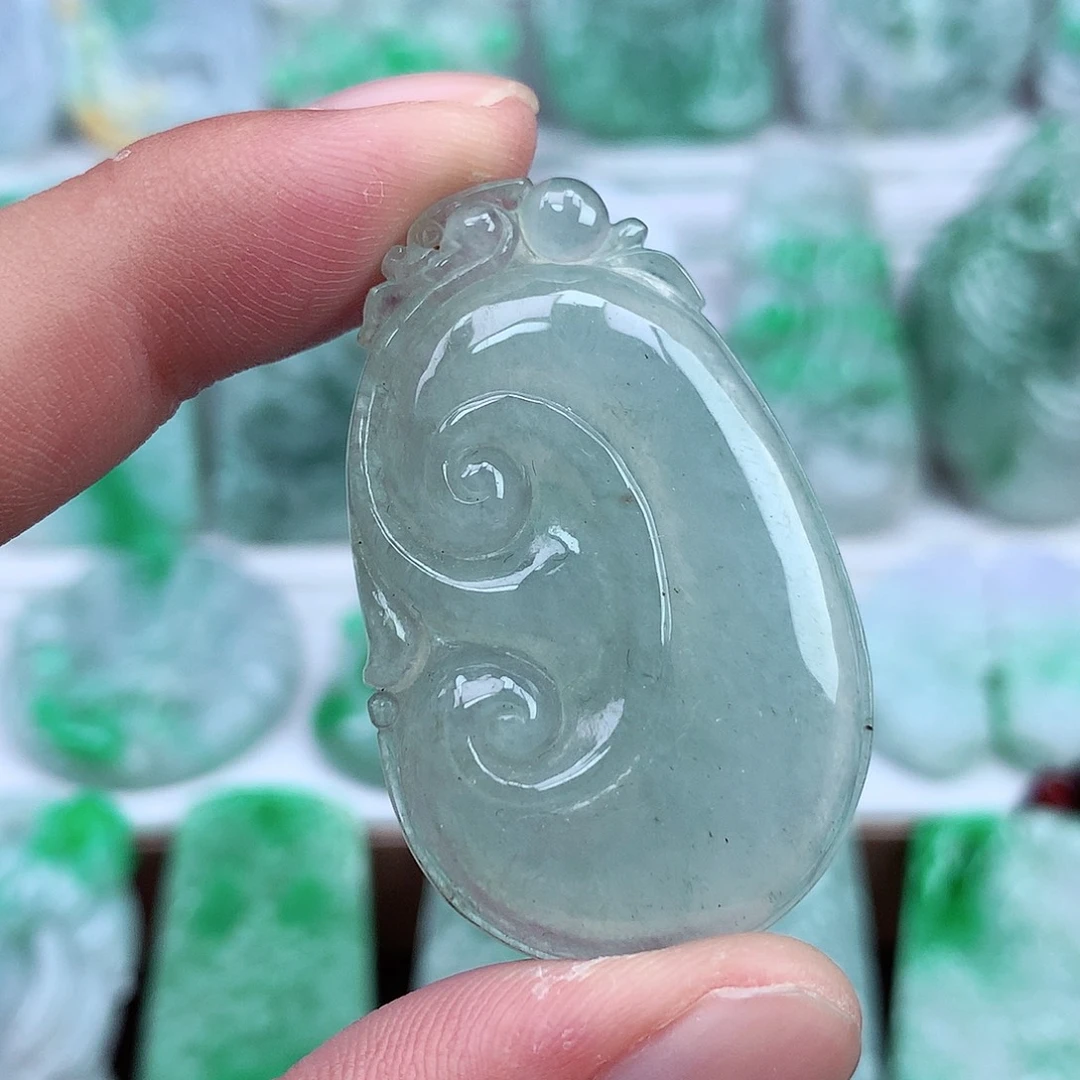 翡翠未镶嵌颈饰翡翠吊坠