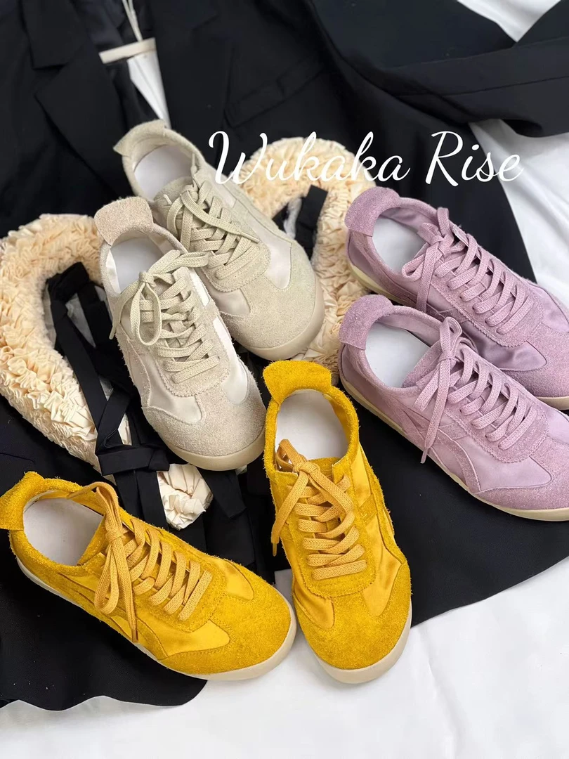 真皮跟高2.5CM高定新款春夏复古手工德训巨软底防滑透气休闲鞋