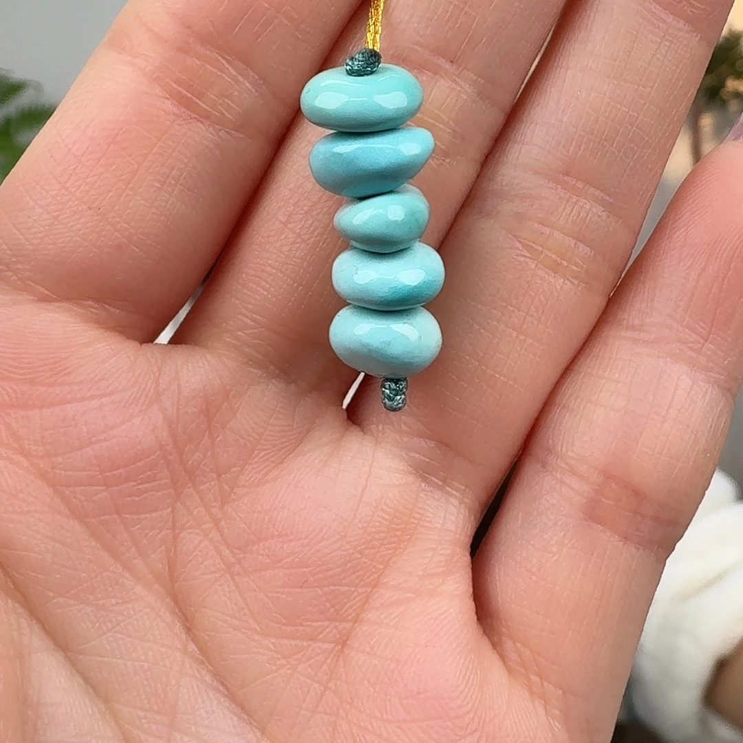 绿松石未镶嵌挂件