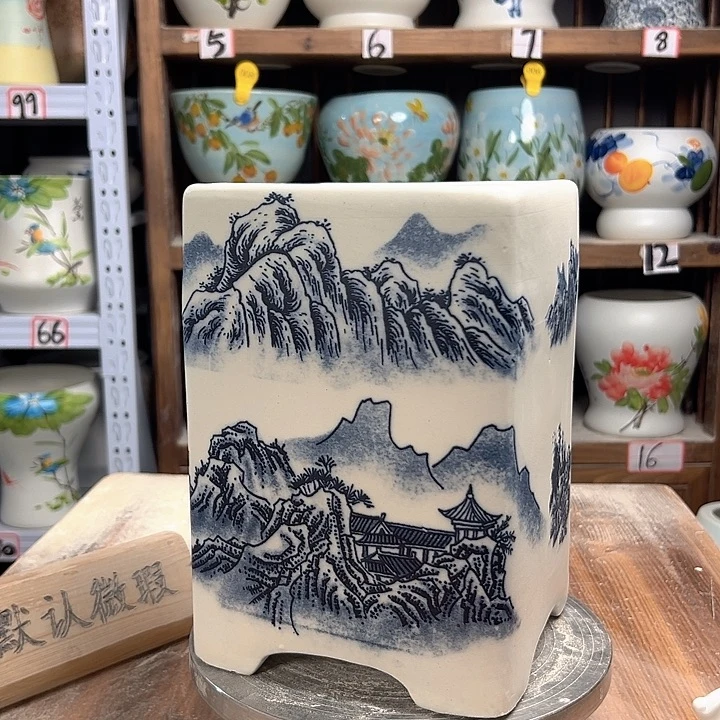 陶四方盆上水 新款新款陶瓷